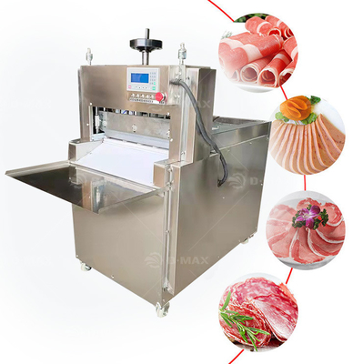 95 KG полный автоматический CNC Широкий замороженный рыба мясо бекон лом резать Сделать лом 4 рулонов машина легкая работа