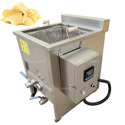 Картофельные чипсы Арахисовые партии Fryer Machine Автоматический разряд Frying Machine для и очистки