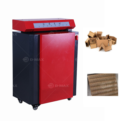 Отходы из гофрированного картона Картонная пластинка Shredder на 6 м / мин Скорость для легкой эксплуатации