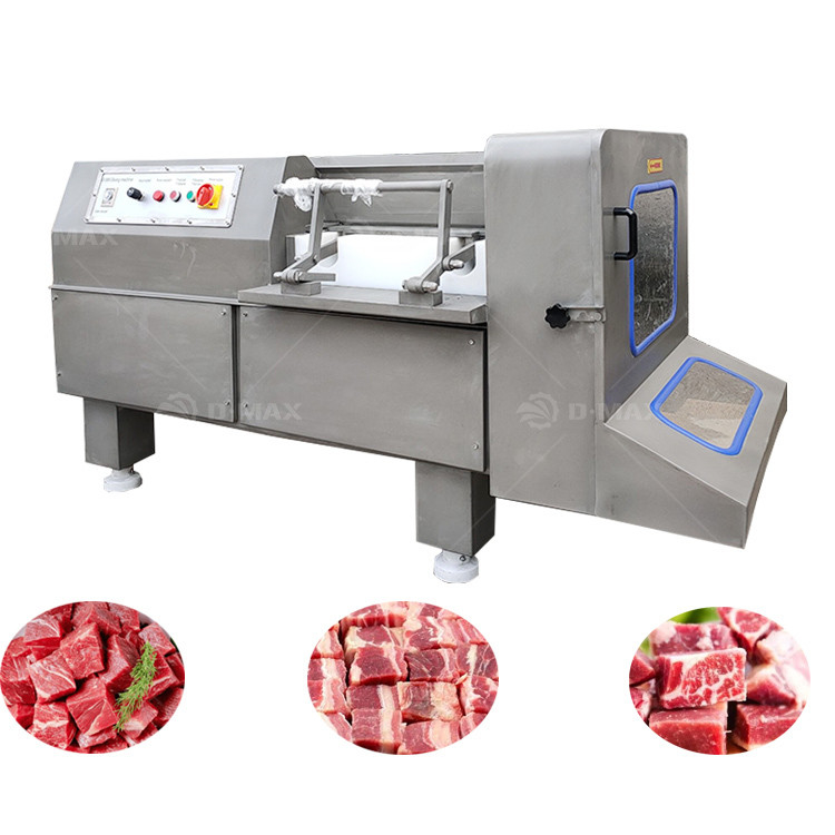 Высокая эффективность резки замороженного мяса режущая машина 3kw для свинины говядины курицы диктор