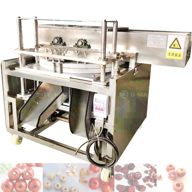 Даты Jujube Pitter Pitting Core Remove Machine с продовольственным магазином мощностью 250-300 кг/ч