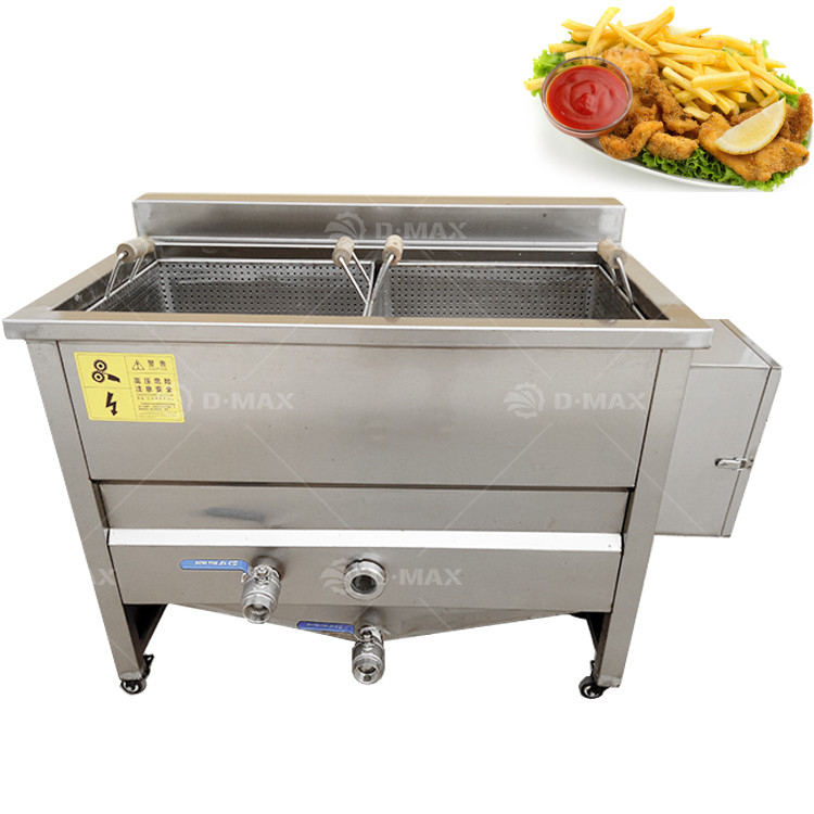 Картофельные чипсы Арахисовые партии Fryer Machine Автоматический разряд Frying Machine для и очистки